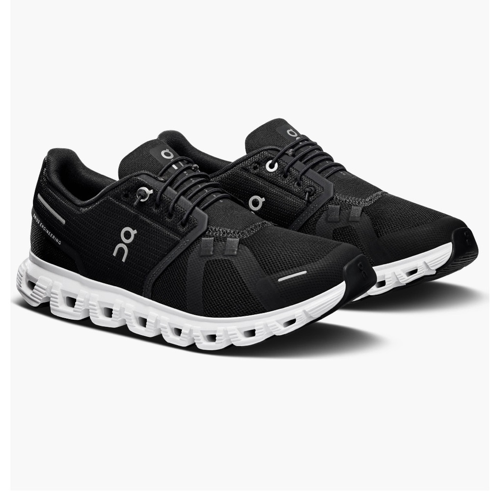 On Running Black and White Sneakers